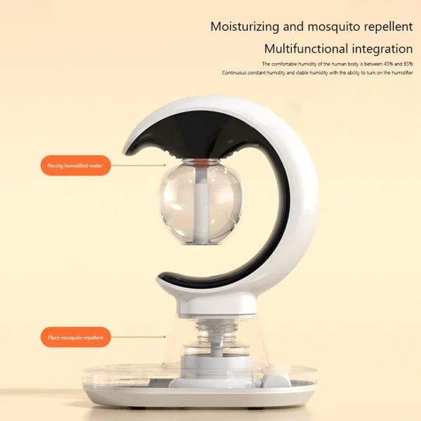 3 in 1 Humidification Mosquito Repellent Lamp | Smart Night Light & Humidifier for Home