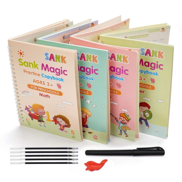 4 Books Magic Writing Set β Give Your Child the Confidence to Write, Learn & Shine Every Day π