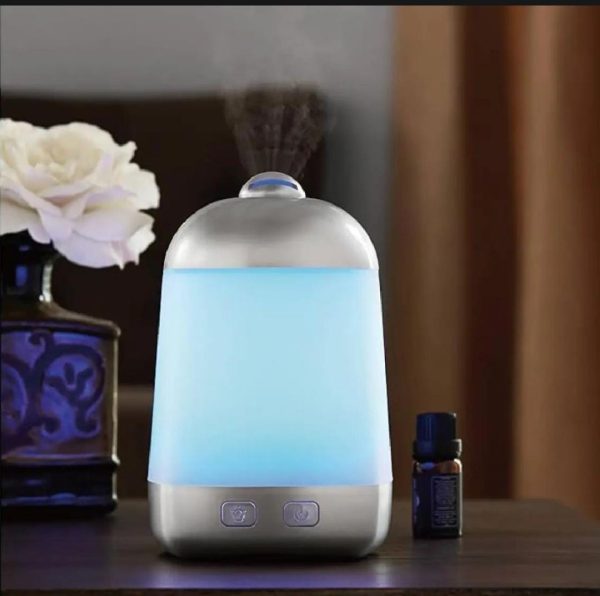 Cold Mist Aromatherapy Humidifier | 200ml Essential Oil Diffuser with LED Night Light for Home & Office