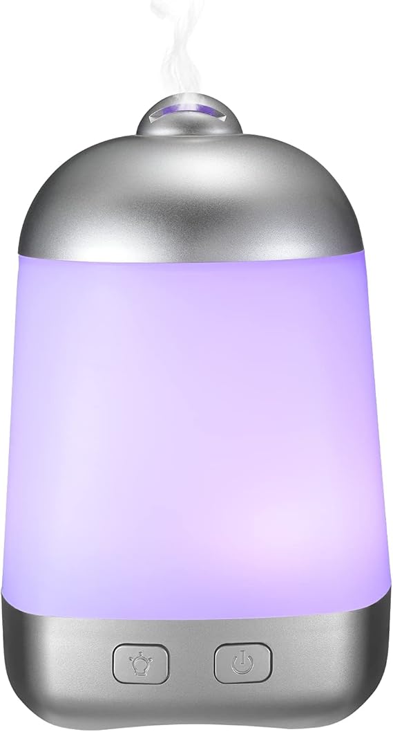Cold Mist Aromatherapy Humidifier | 200ml Essential Oil Diffuser with LED Night Light for Home & Office