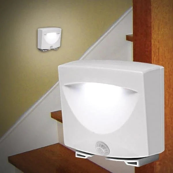 Indoor & Outdoor LED Motion Sensor Night Light – Wireless, Battery Powered, Auto On/Off (Imported)