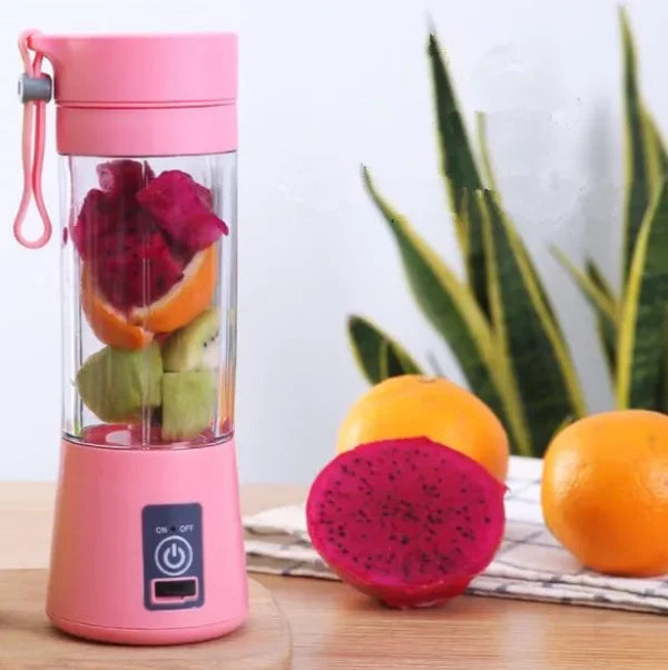 Portable Rechargeable Juicer Cup 380ml | Mini USB Blender for Smoothies, Shakes & Outdoor Travel