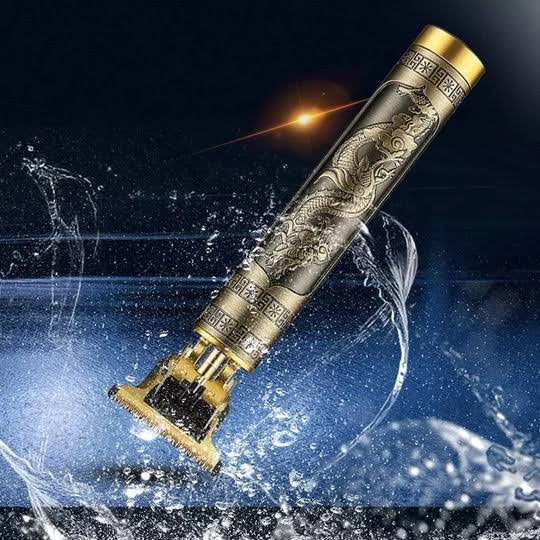 Vintage T9 Hair Trimmer for Men | Professional Metal Body Beard & Hair Clipper | USB Rechargeable Shaver