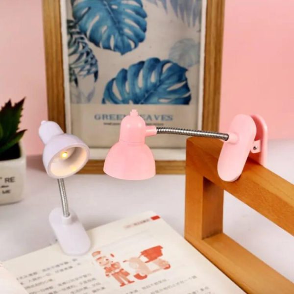 Mini LED Clamp Lamp – Portable USB Desk Light with Flexible Neck & Strong Clamp Base