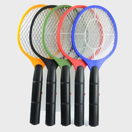 Electric Mosquito Killer Racket 2 in 1 with LED Flashlight β Rechargeable, Safe & Portable (Random Color)