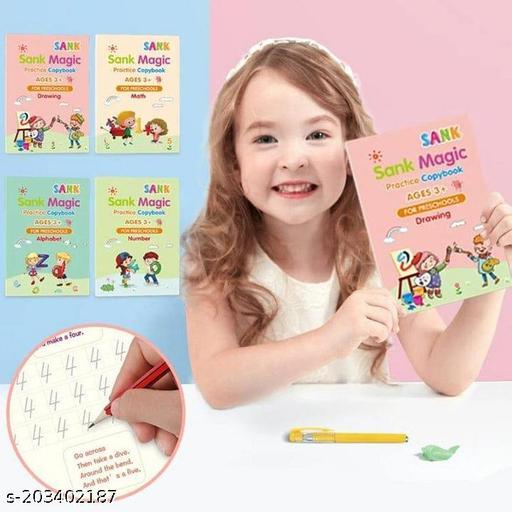 4 Books Magic Writing Set β Give Your Child the Confidence to Write, Learn & Shine Every Day π