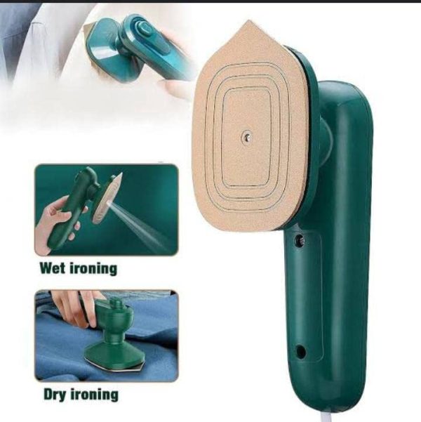 Portable Mini Electric Steam Iron β Handheld Garment Steamer for Clothes | Travel-Friendly Ceramic Soleplate, Quick Wrinkle Removal