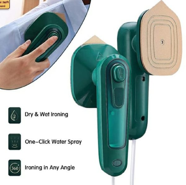 Portable Mini Electric Steam Iron β Handheld Garment Steamer for Clothes | Travel-Friendly Ceramic Soleplate, Quick Wrinkle Removal