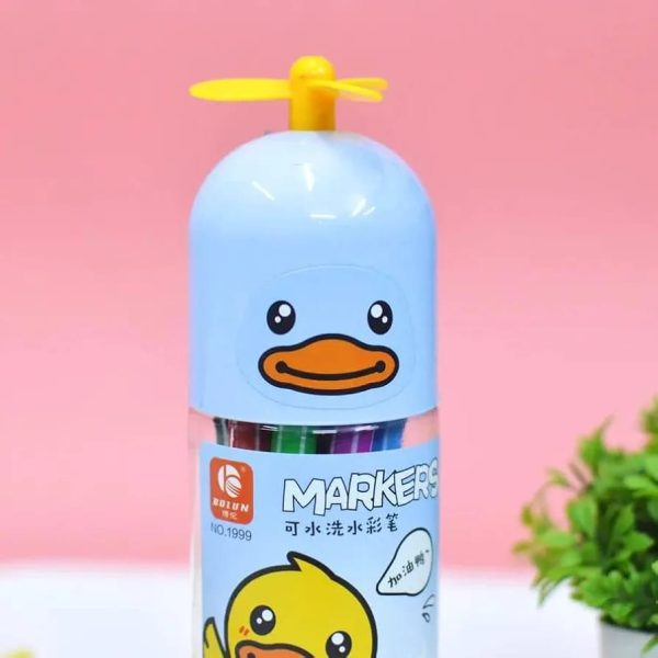 Set of 12 Flomaster Colors – Kids Drawing & Coloring Markers | Yellow Bird Design