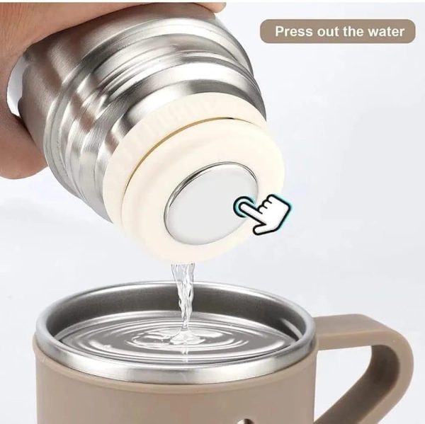 Vacuum Insulated Water Bottle 500ml | Stainless Steel Thermos Cup Gift Box Set for Travel, Office & Gifting