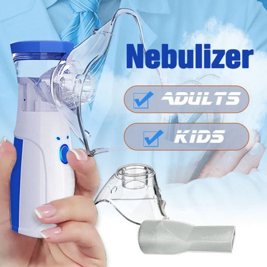 Portable Nebulizer Machine for Asthma | Rechargeable Handheld Inhaler for Kids & Adults