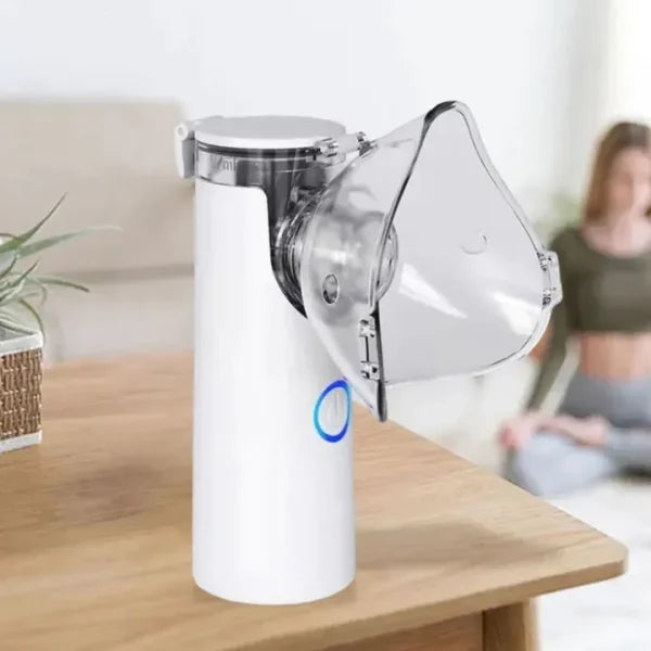 Portable Nebulizer Machine for Asthma | Rechargeable Handheld Inhaler for Kids & Adults