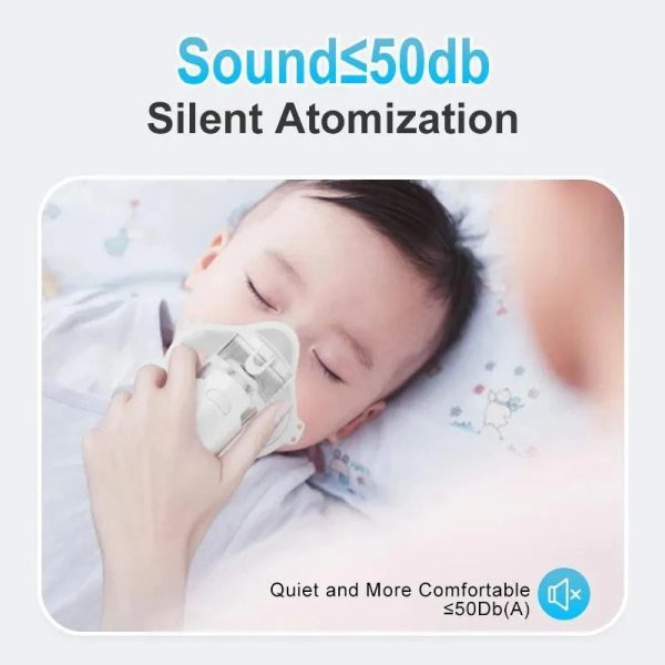 Portable Nebulizer Machine for Asthma | Rechargeable Handheld Inhaler for Kids & Adults