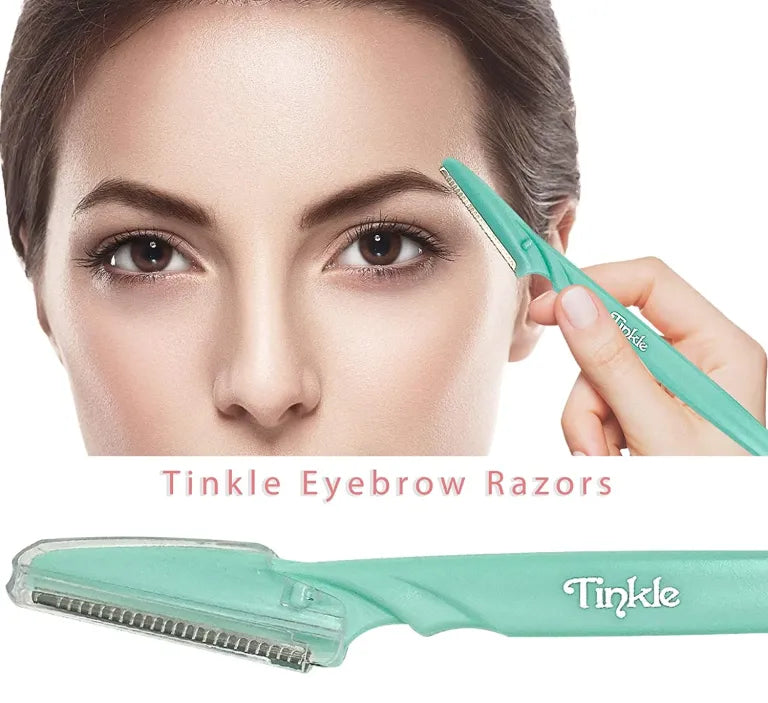 Tinkle Eyebrow Razors | Precision Eyebrow Shaper & Facial Hair Remover | Safe & Portable Beauty Tool