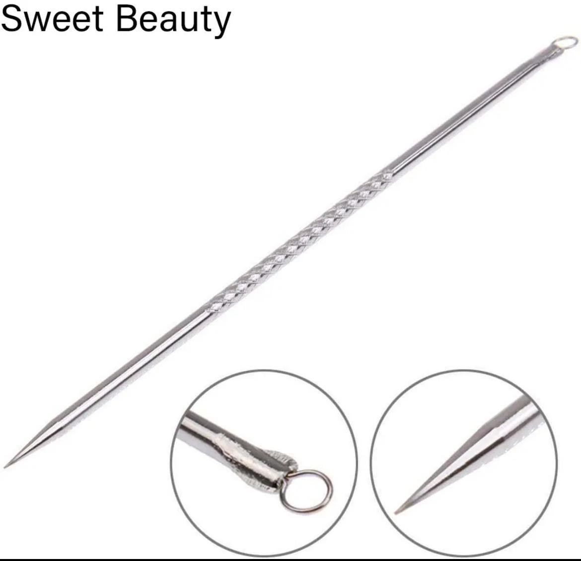 Stainless Steel Blackhead Remover Tool | Pimple & Acne Extractor | Safe Professional Skincare Pin