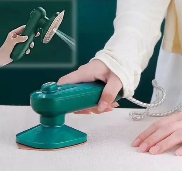 Portable Mini Electric Steam Iron – Handheld Garment Steamer for Clothes | Travel-Friendly Ceramic Soleplate, Quick Wrinkle Removal