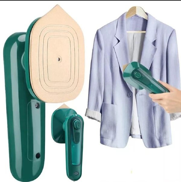 Portable Mini Electric Steam Iron – Handheld Garment Steamer for Clothes | Travel-Friendly Ceramic Soleplate, Quick Wrinkle Removal